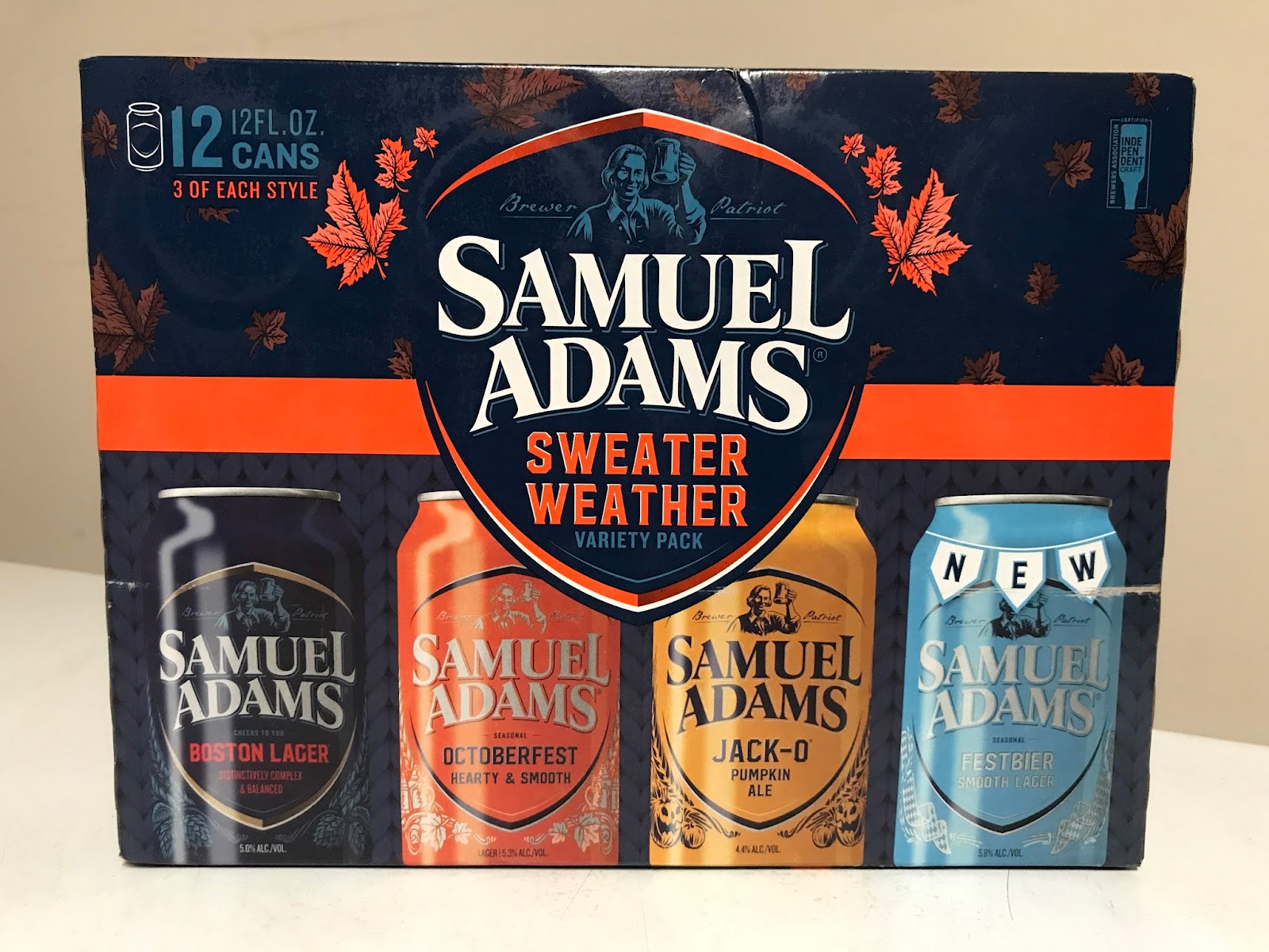 Samuel Adams Sweater Weather Variety Pack