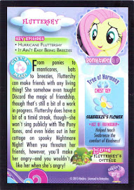 My Little Pony Fluttershy Series 3 Trading Card