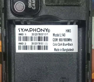 Download Symphony L140 6531E HW3 Flash File