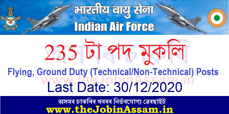 Indian Air Force Recruitment 2020