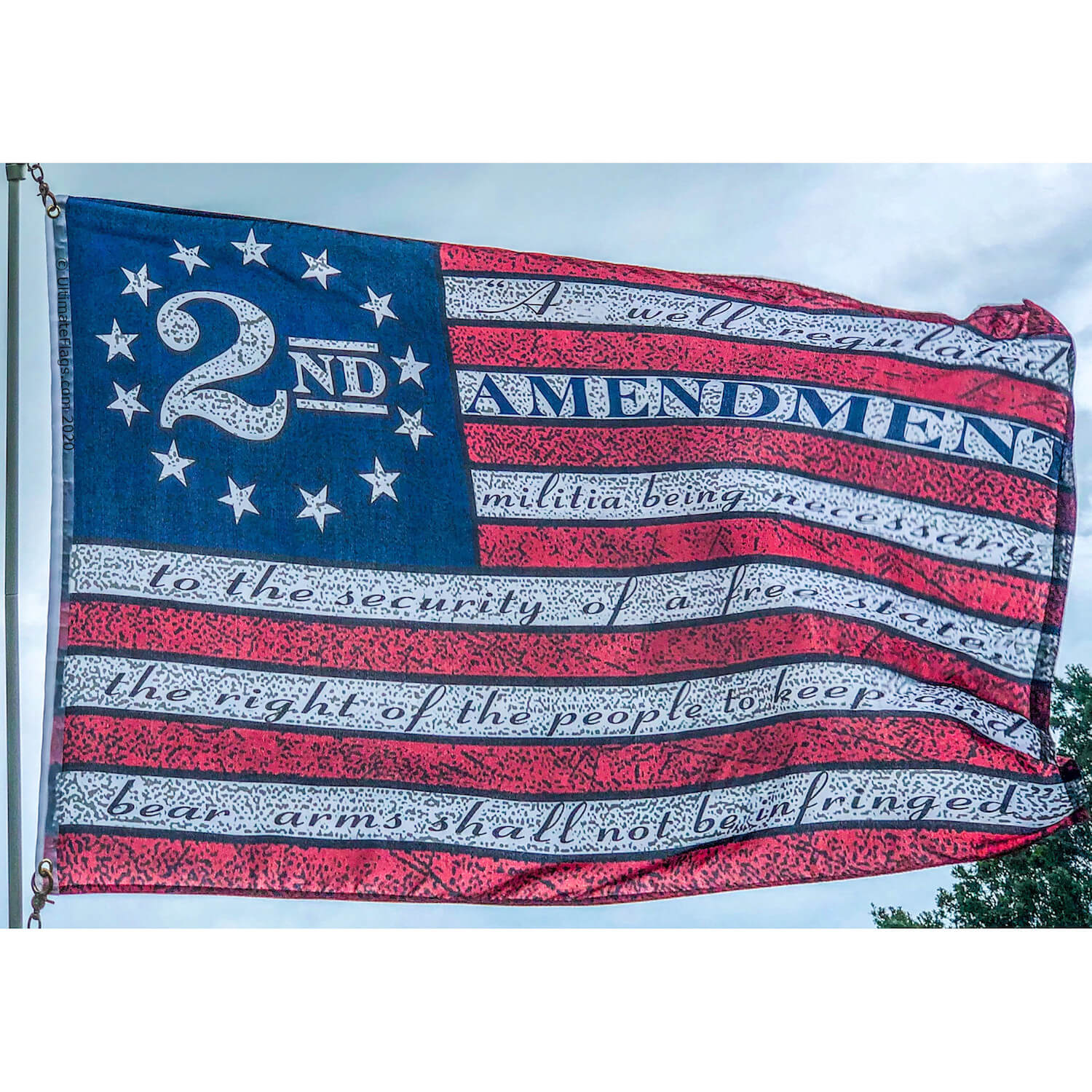 2nd amendment quote flag