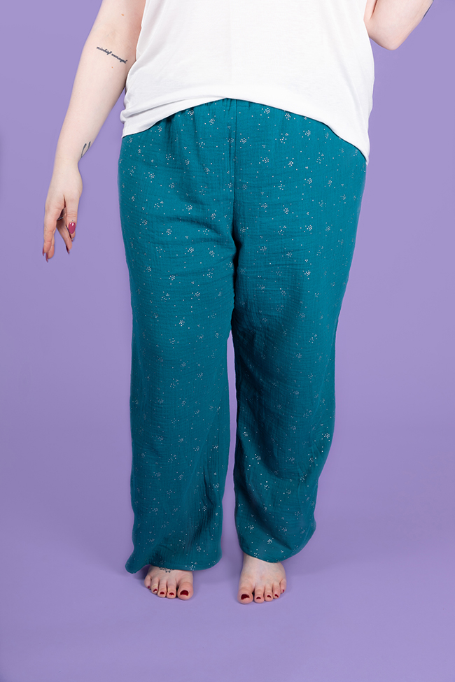Jaimie pyjama bottoms, trousers, pants and shorts sewing pattern - Tilly and the Buttons