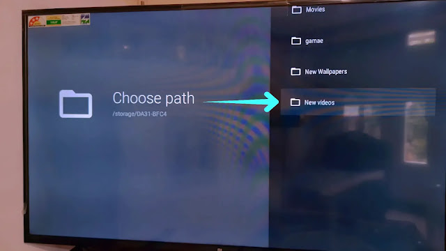 click on the videos folder select the videos folder for screensaver