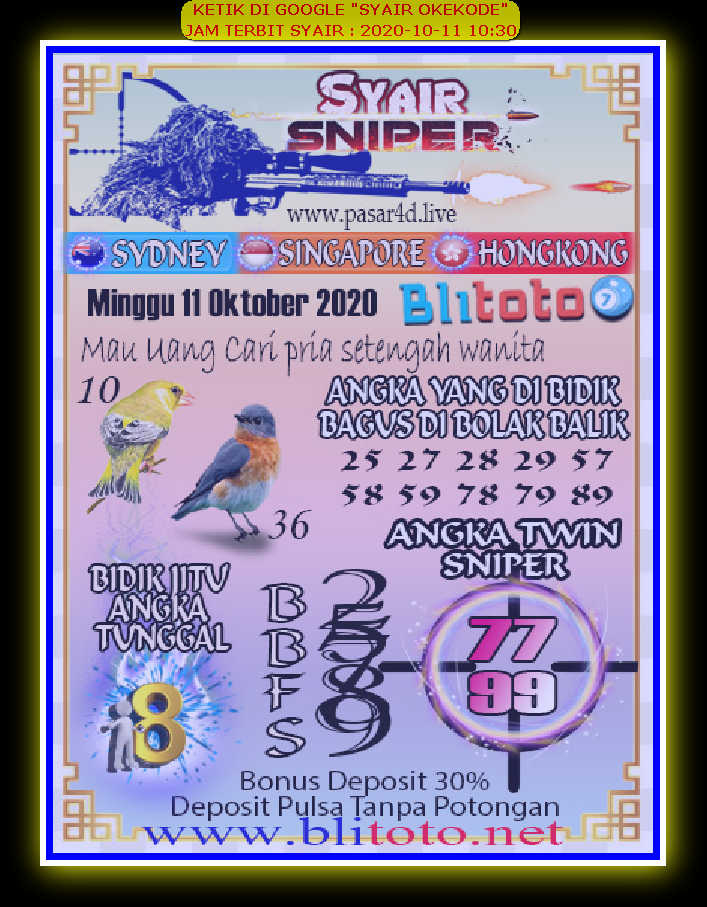 1 New Message Kode Syair Singapore 11 Oktober 2020 Forum Syair Togel Hongkong Singapura Sydney