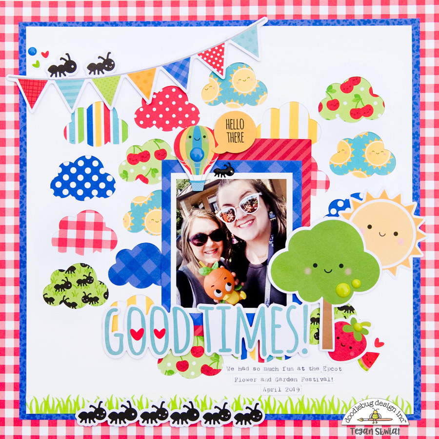 Doodlebug Design Inc Blog: BAR-B-CUTE LAYOUT | with Tegan