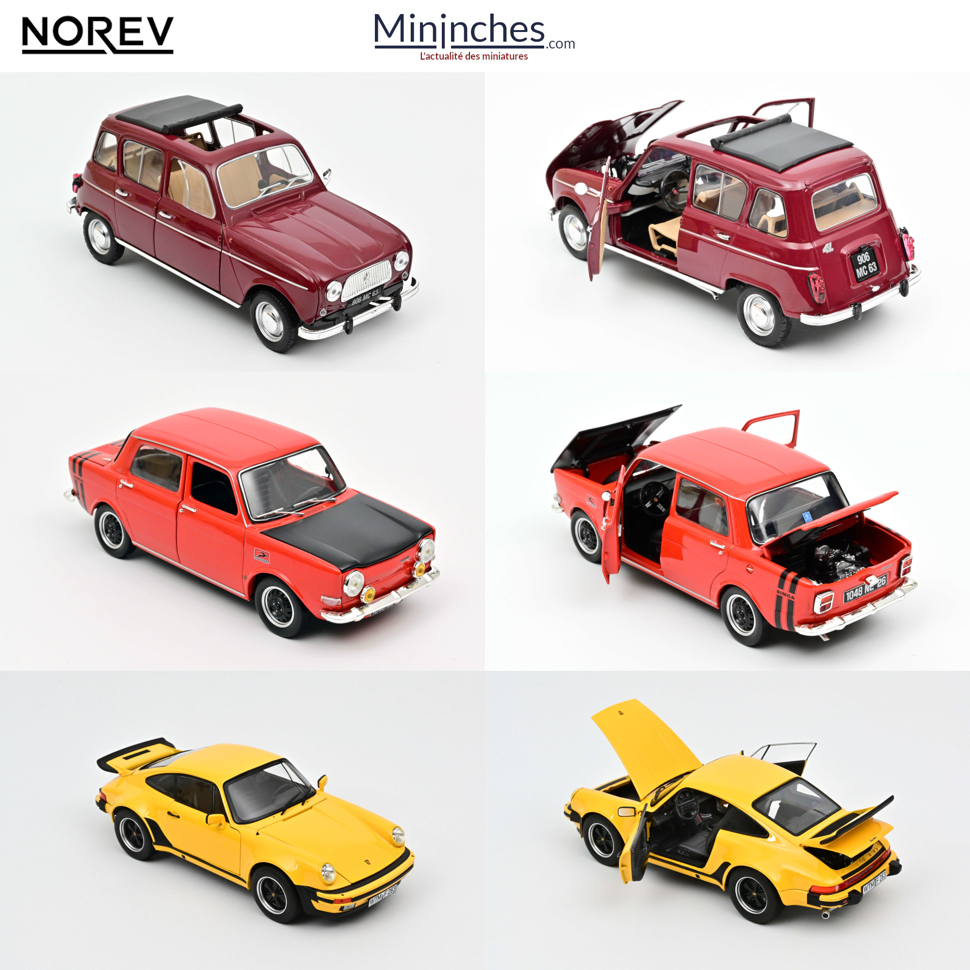 Voici les nouveautés Norev 1/18 du mois de Novembre 2020 ! Mininches