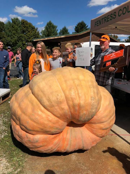 Allardt Great Pumpkin Festival and Weighoff 2020 weighoff winners