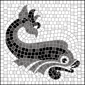 Эскиз орнамента мозаики