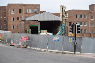 Demolition of the timber yard on Ford Street in front of Maling Court