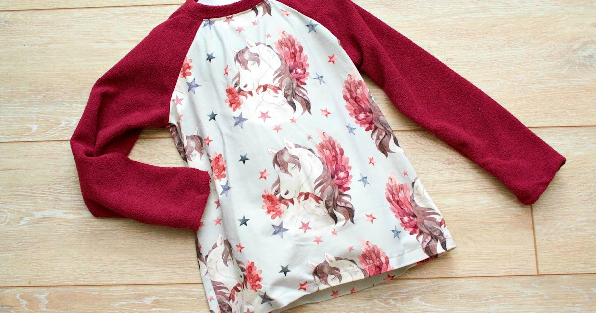 Sew Can Do Stashbusting Girl's Raglan Shirt