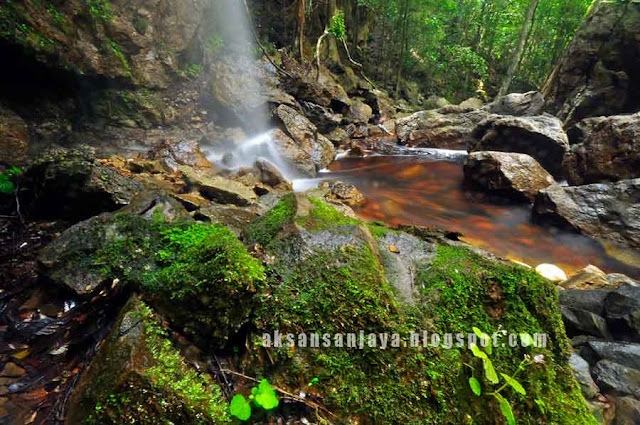 air terjun lakedeng dusun berbuar kec riau silip bangka