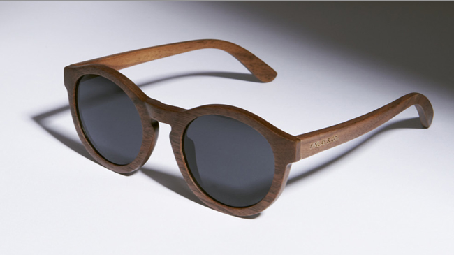 Walnut Wood Sunglasses by Finlay & Co