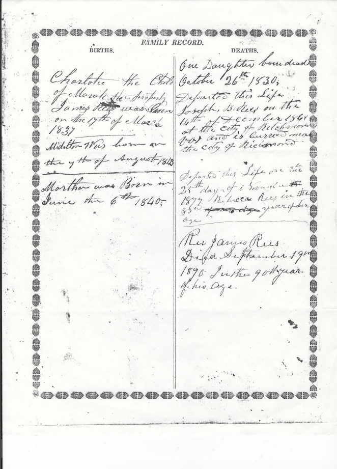 It's a Family Affair: Rev. James Reese