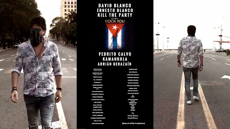 David Blanco y Artistas Invitados - ¨We Will Rock You¨ - QUEEN TRIBUTE - Videoclip - Dir: Ronny Blanco - David Blanco. Portal Del Vídeo Clip Cubano. CUBA.