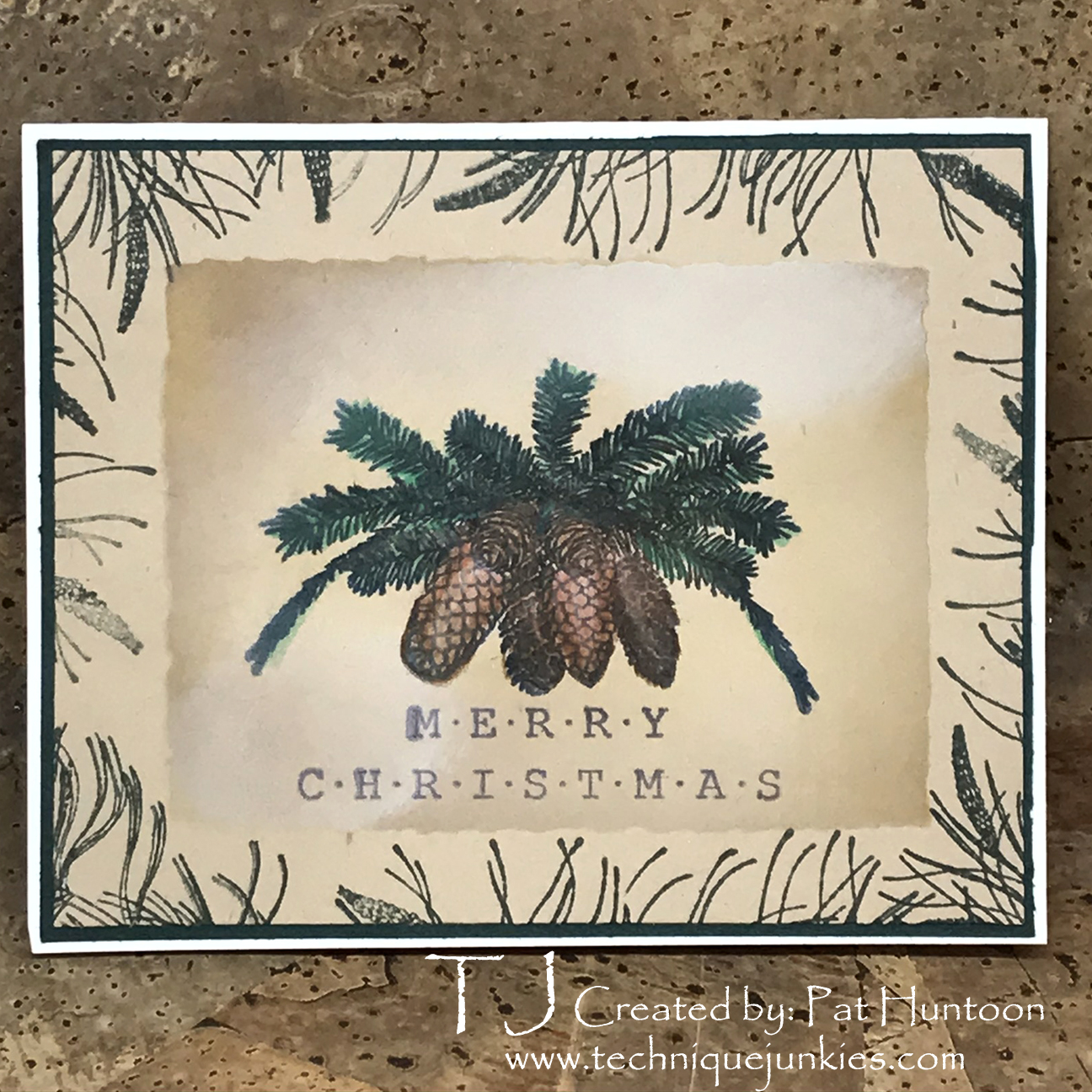 The Technique Trail Dimensional pine bough