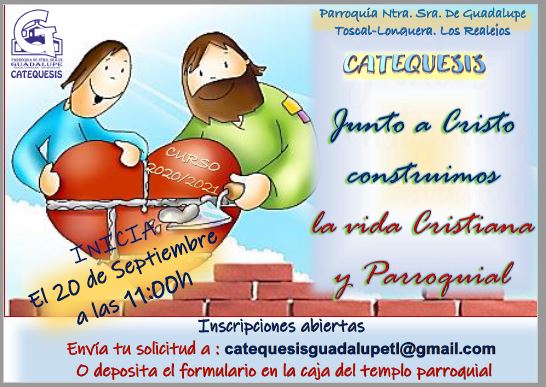 Catecismo Tarjetas De Bienvenida A Catequesis parroquia-guadalupe.blogspot.com