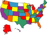 US states I have traveled in
