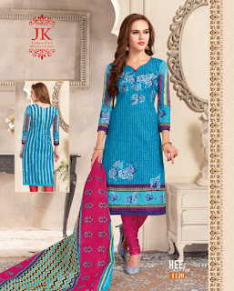 JK Heenaz 11 Cotton Dress Material