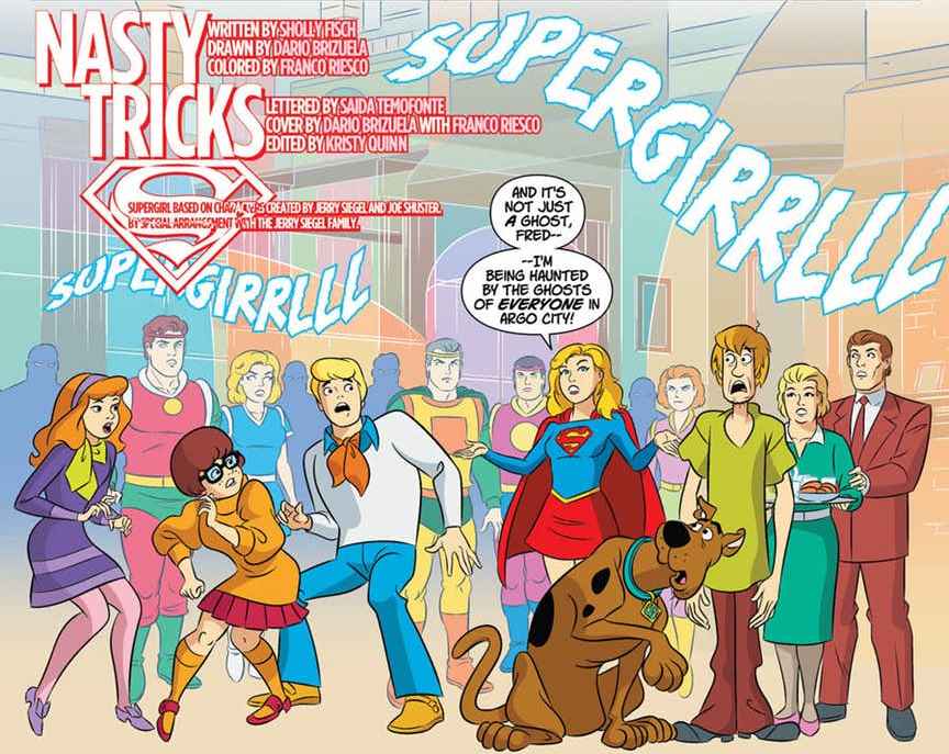Supergirl Comic Box Commentary Review Scooby Doo Team Up 37