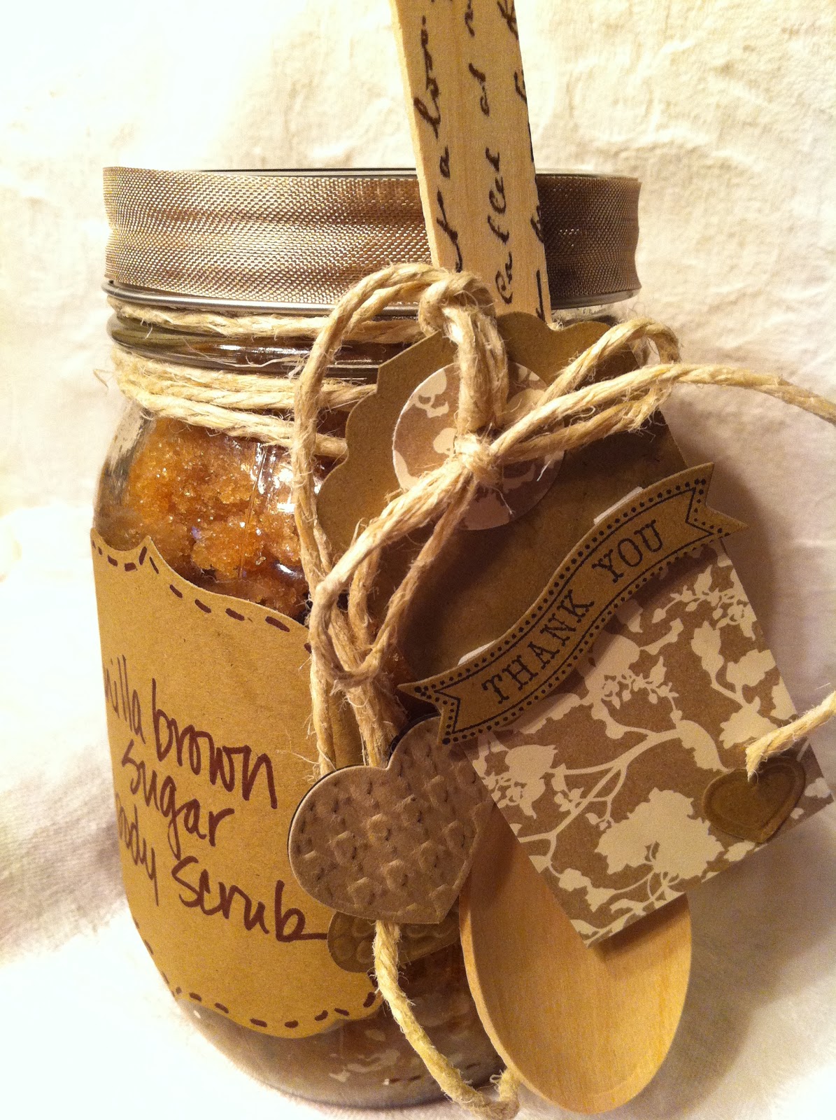 Stamping the Shoreline Homemade Sugar Scrub