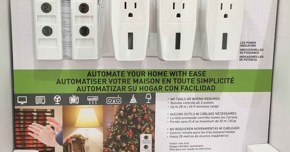 Capstone Lighting Wireless Remote Control Outlets (3 pack) Costco