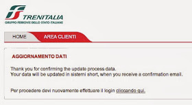 Thank you for confirming the update process data. / Your data will be updated in sisterni short, when you receive a confirmation email.