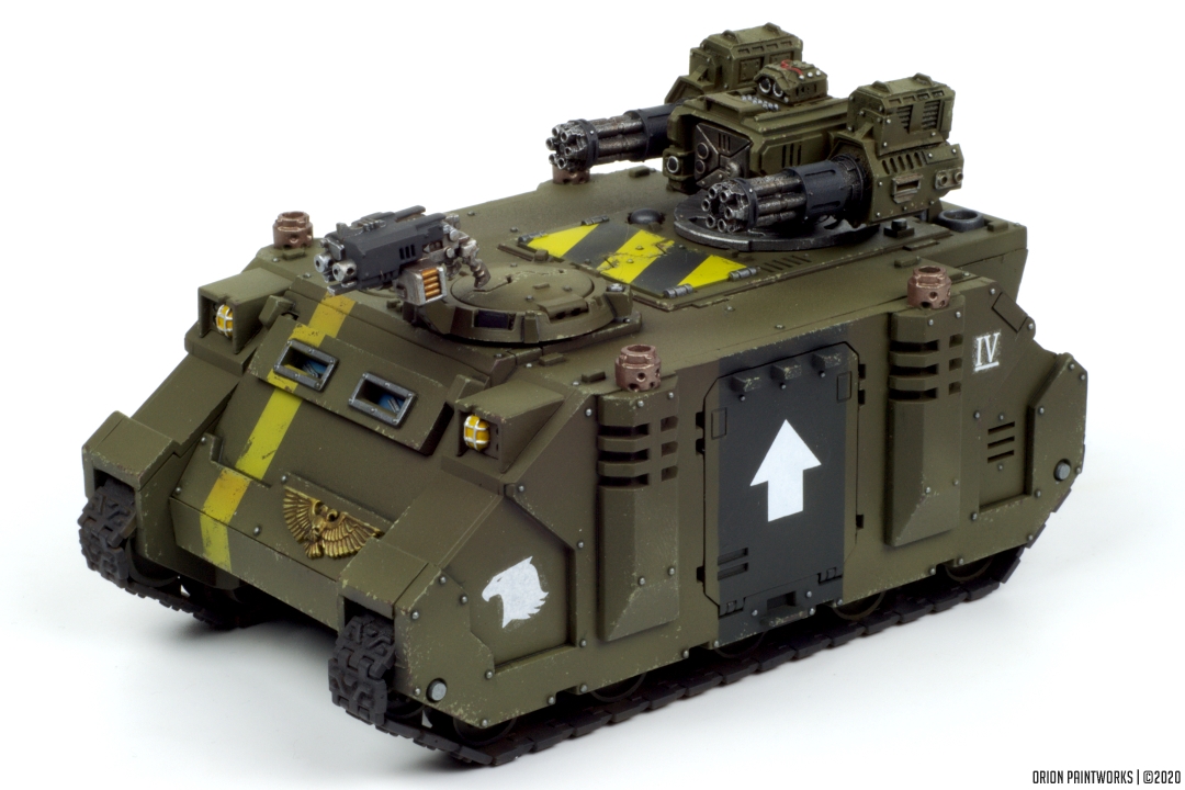 Orion Paintworks: Showcase: Space Marine Razorback