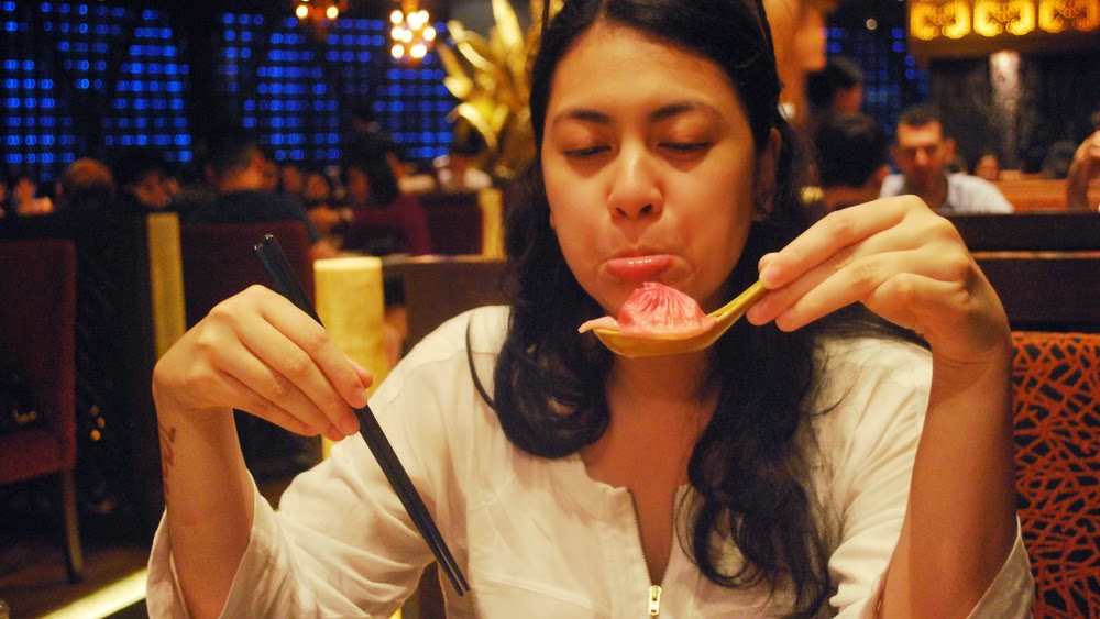 Let it be known that Y2 is not terrible at using chopsticks, and not terrible at eating xiaolongbao. This was all an accident, one that, unfortunately, befell her favorite flavor...