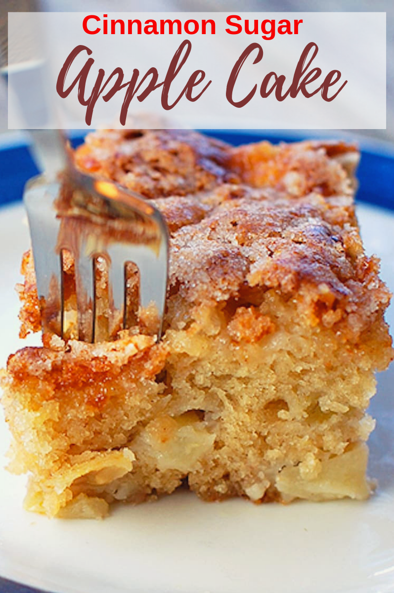 Cinnamon Sugar Apple Cake - DorotheaRecipes