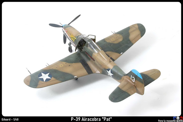 Maquette du P-400 Airacobra "PAT" d'Eduard au 1/48. Maquette du P-400 Airacobra "PAT" d'Eduard au 1/48.