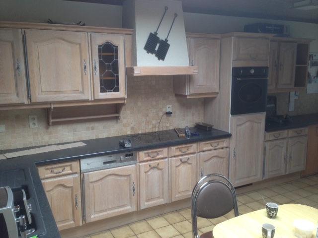 Renovatie van eiken keukens