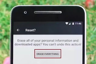 Reset your phone