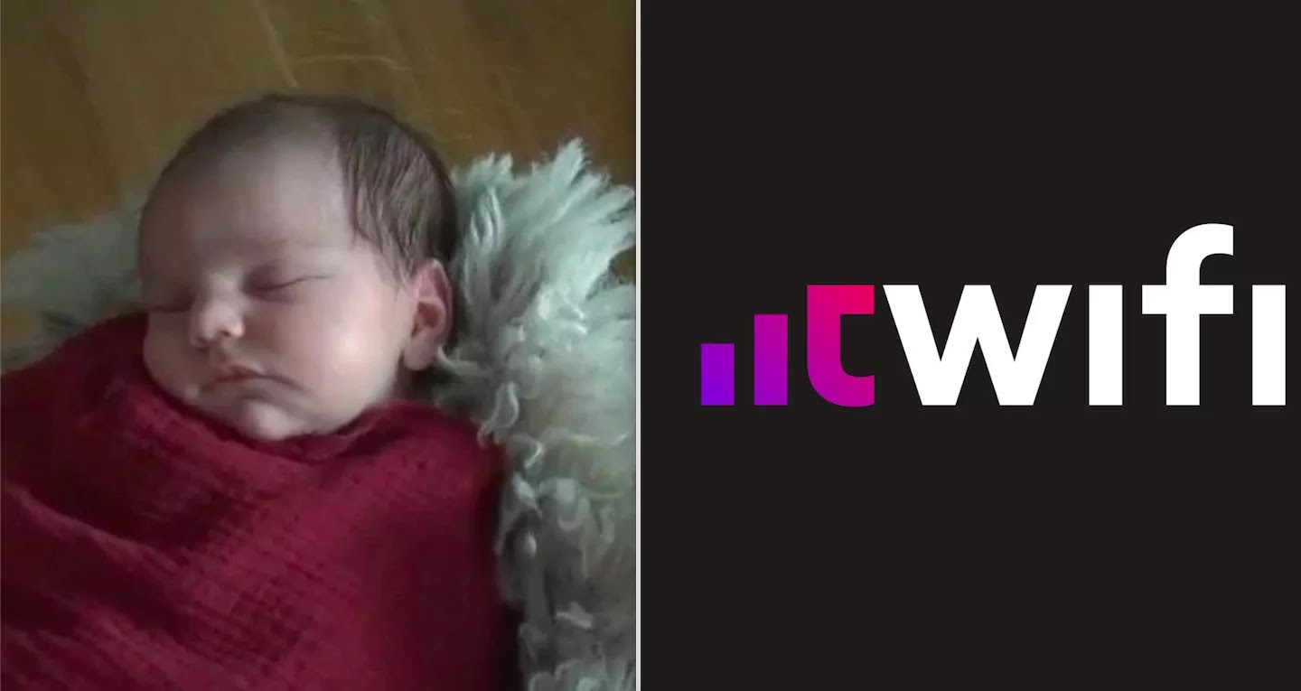 Couple Name Their Daughter After Internet Service Provider In Exchange For 18 Years Of Free WiFi
