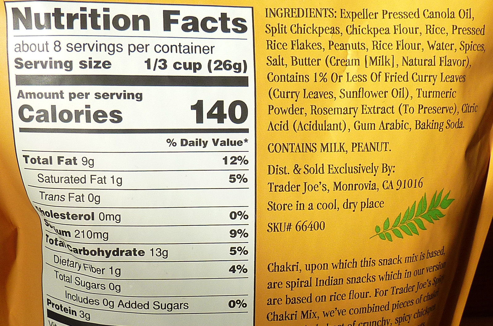 What's Good at Trader Joe's? Trader Joe's Spicy Chakri Mix