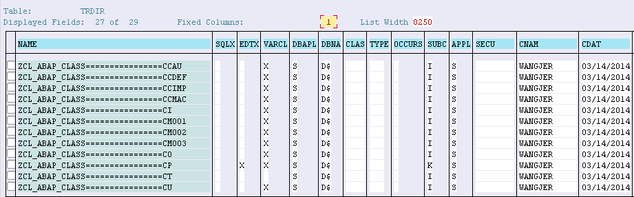 SAP ABAP Central: General properties of ABAP Classes / Interfaces