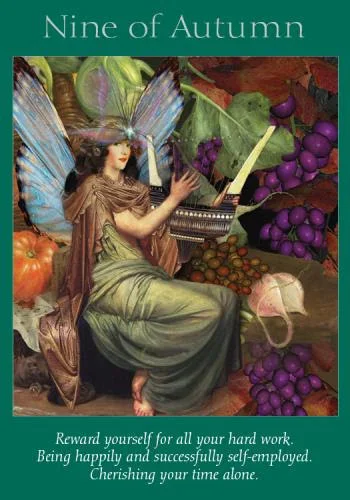 9 of Autumn - Fairy Tarot Cards