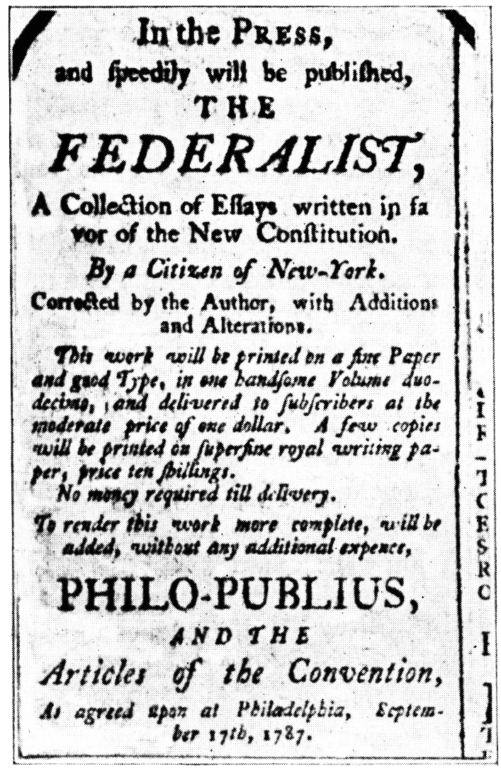 the federalist papers religion