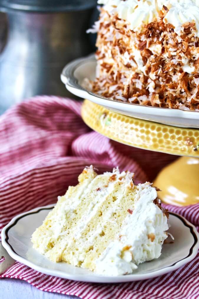 Italian Coconut Crème Cake Karen's Kitchen Stories