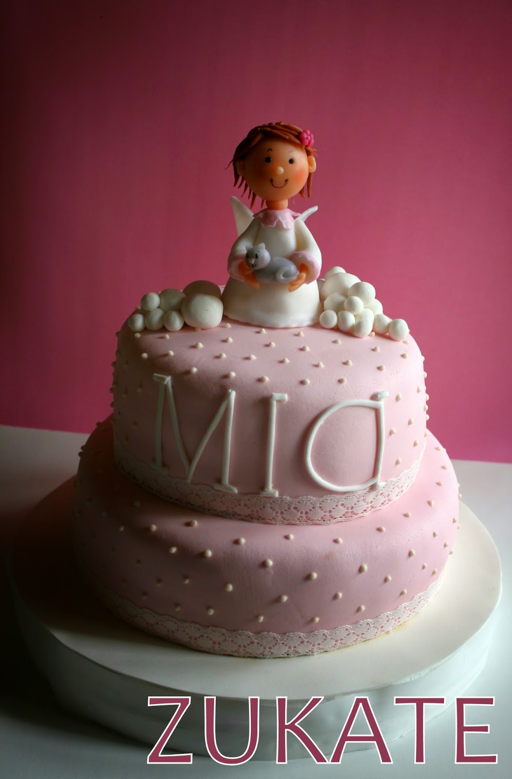 TORTA DE BAUTISMO PARA MÍA | ZUKATE