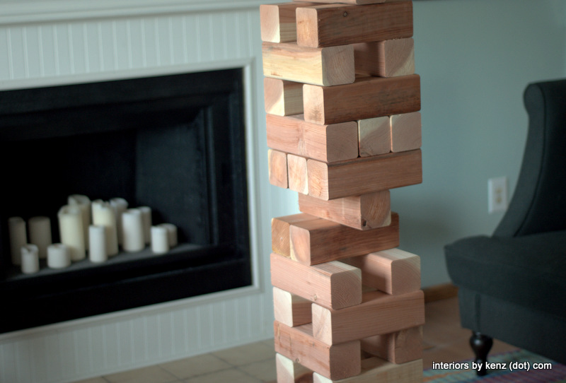 Be Different...Act Normal DIY Jumbo Jenga Blocks [Outdoor Games]