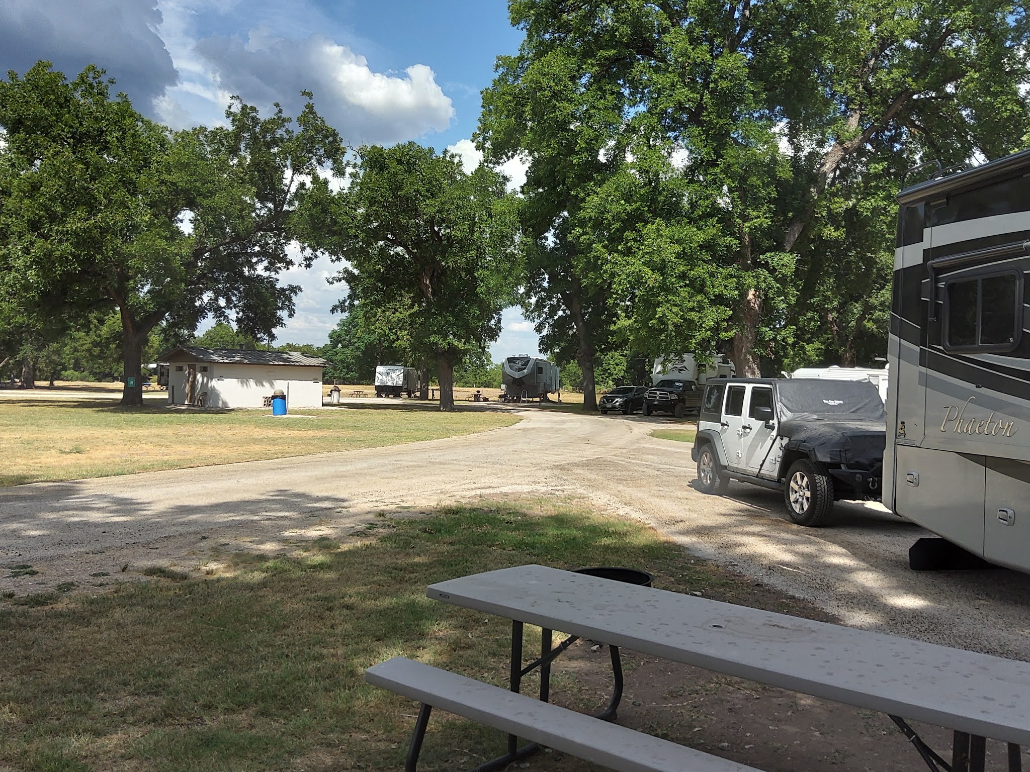 Dwain & Jan's Retirement Travels In Junction, TX at Pecan Valley RV