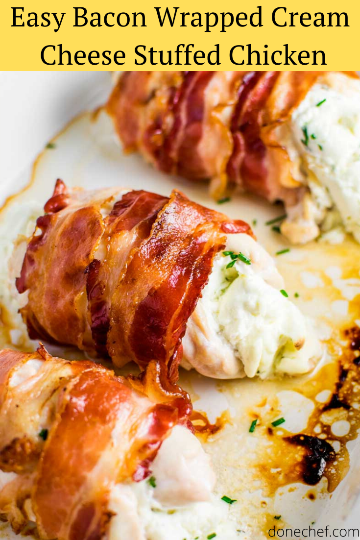Easy Bacon Wrapped Cream Cheese Stuffed Chicken Easy Bacon Wrapped Cream Cheese Stuffed Chicken