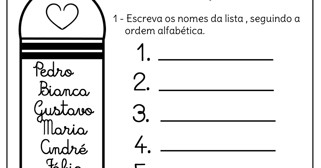 Sequência de Atividades - Lista