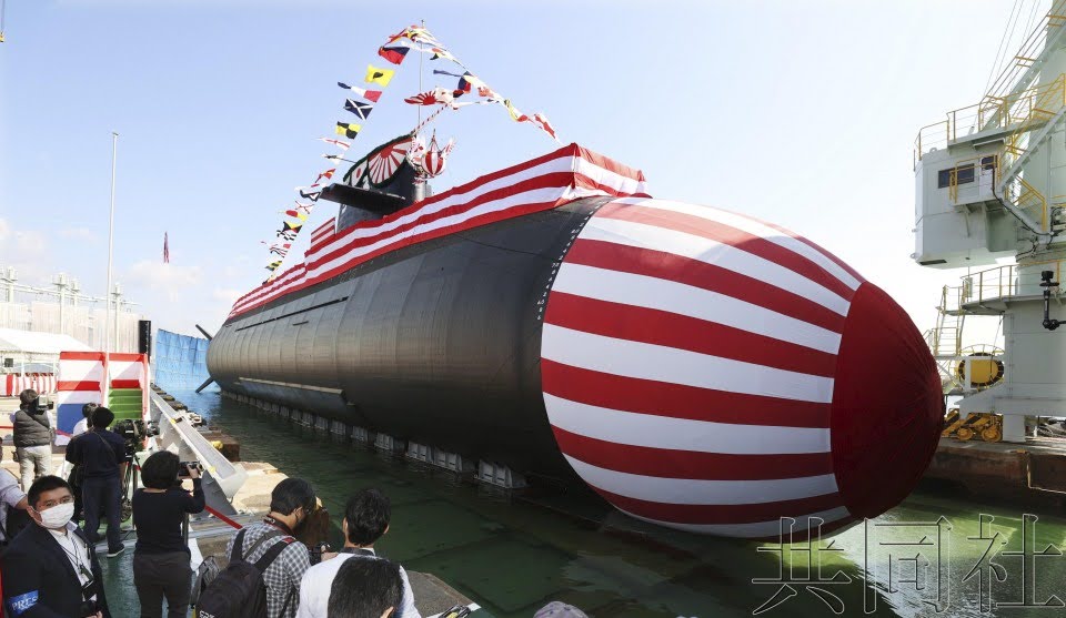 Japón bota el primer submarino de la clase Taigei de 3000 tn 