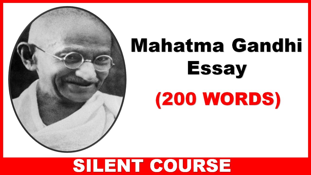 Gandhi speech transcript image