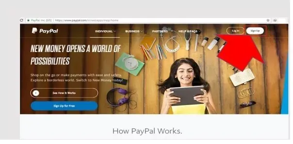 पेपल अकाउंट (Paypal Account) कैसे बनाये