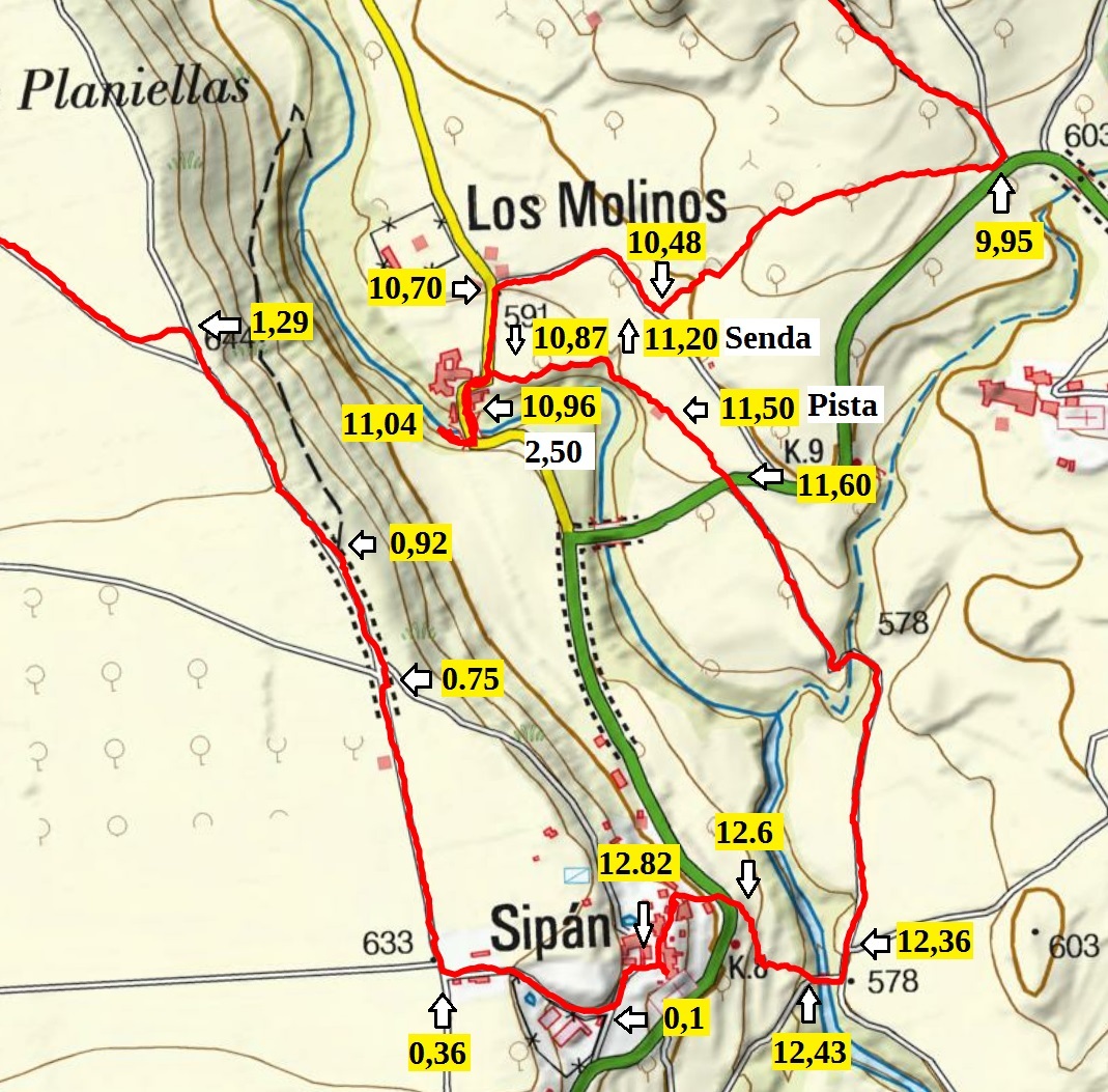 Caminos de Barbastro La Almunia y Los Molinos