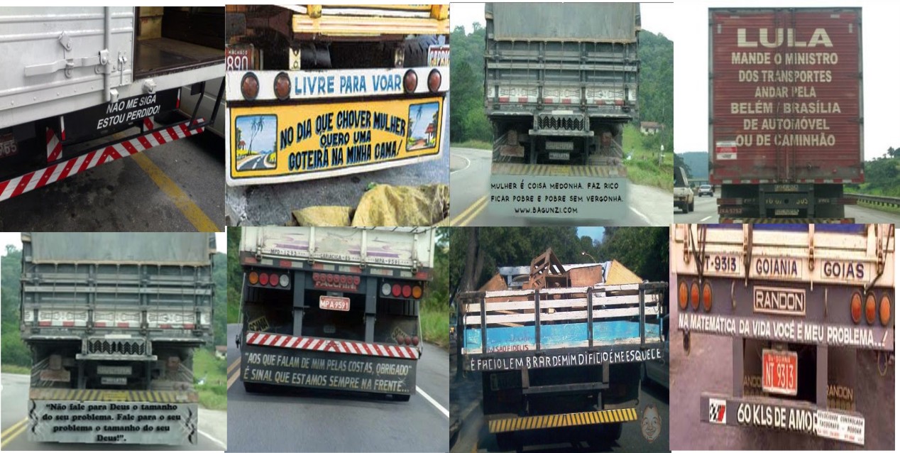 Blog do Luciano Pires FRASES CRIATIVAS DE CAMINHONEIROS