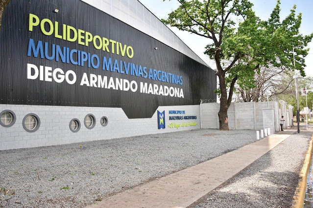 Malvinas Argentinas: polideportivo de Ing. Pablo Nogués “Diego Armando Maradona” 127237095_3650697661633013_1778615772251700283_o