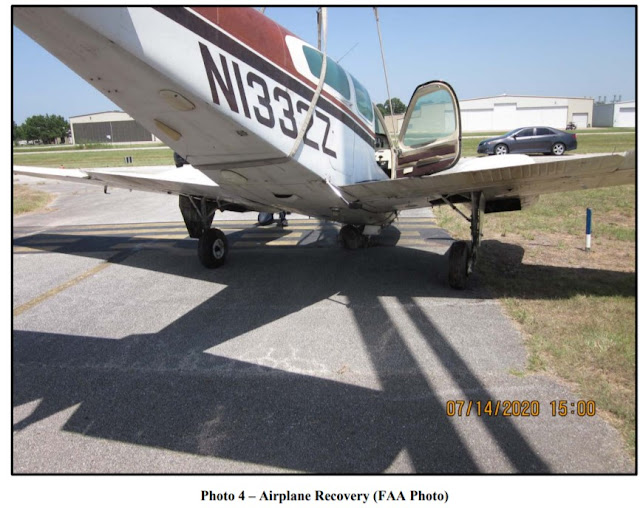 Kathryn's Report Loss of Control on Ground Beech 9555, N1332Z